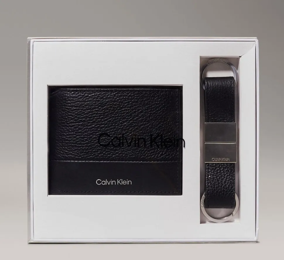 Set regalo Portafoglio e Portachiavi Calvin Klein Nero