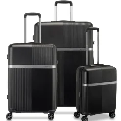 Set 3 Trolley espandibili Roncato AirGlam Nero