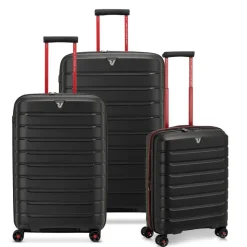 Set 3 Trolley espandibili Roncato B-Flying Move Nero Fumo