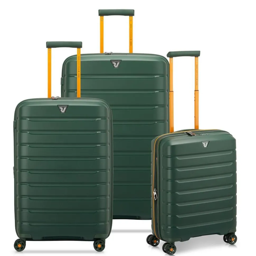Set 3 Trolley espandibili Roncato B-Flying Move Verde Militare