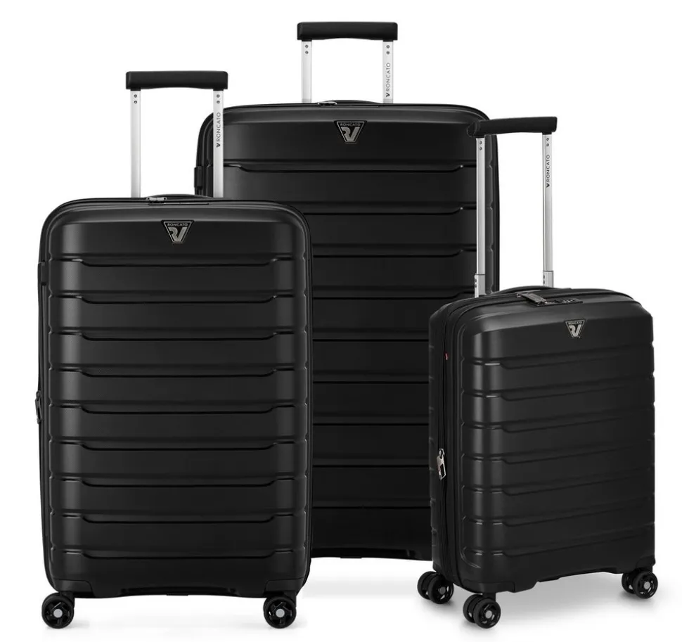 Set 3 Trolley espandibili Roncato B-Flying Nero