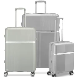 Set 3 Trolley espandibili Roncato AirGlam Grigio Perla