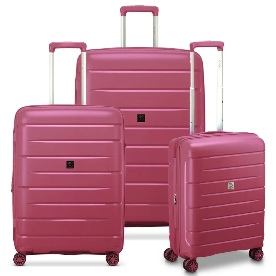 Set 3 Trolley MODO by Roncato Starlight 3.0 Burgundy
