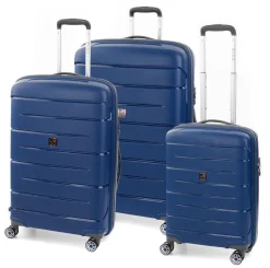 Set 3 Trolley MODO by Roncato Starlight 2.0 blu