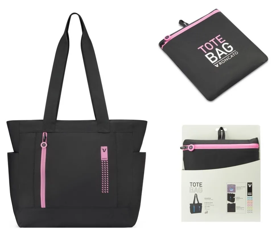Shopper bag pieghevole Roncato Compact 2013 Rosa