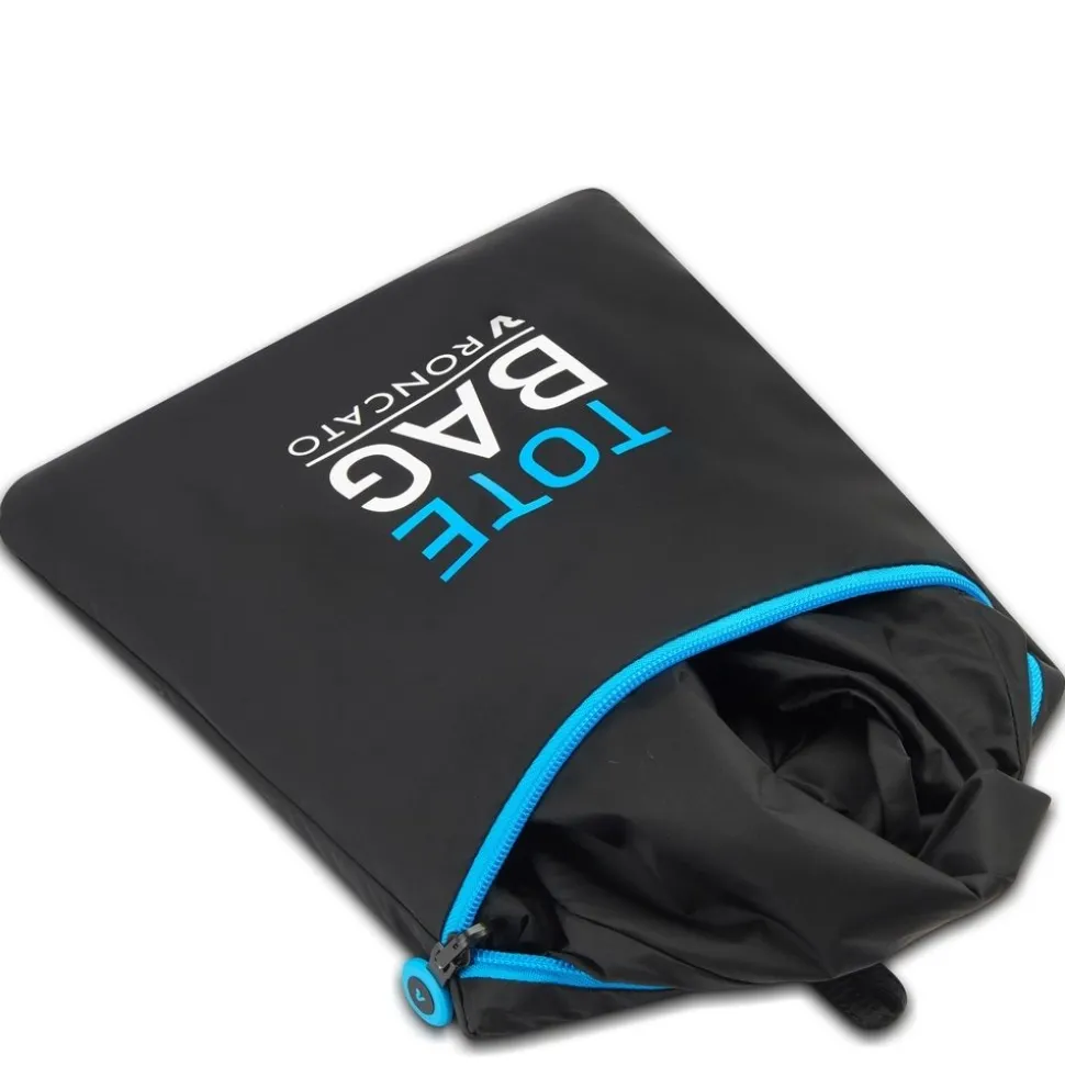 Shopper bag pieghevole Roncato Compact 2013 Nero Blu