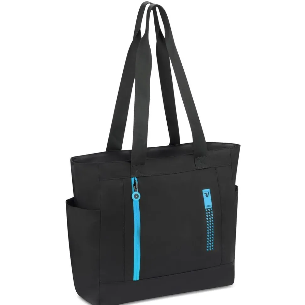 Shopper bag pieghevole Roncato Compact 2013 Nero Blu