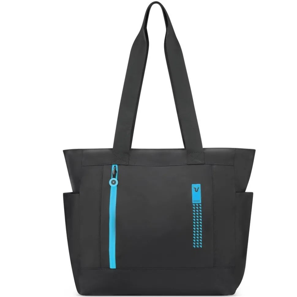Shopper bag pieghevole Roncato Compact 2013 Nero Blu