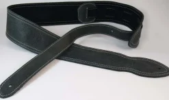 Tracolla per chitarra/basso in pelle Standard line nera