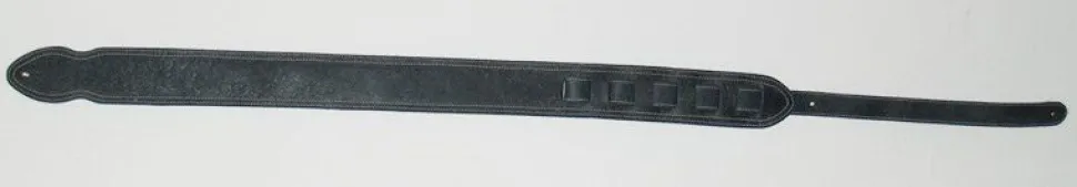Tracolla per chitarra/basso in pelle Standard line nera