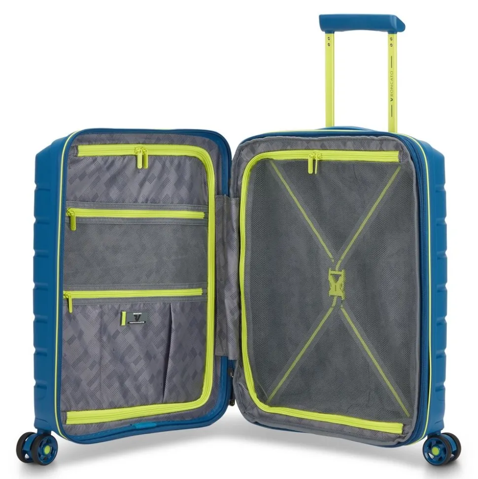 Trolley cabina espandibile Roncato B-Flying Move 8183 Blu Laguna