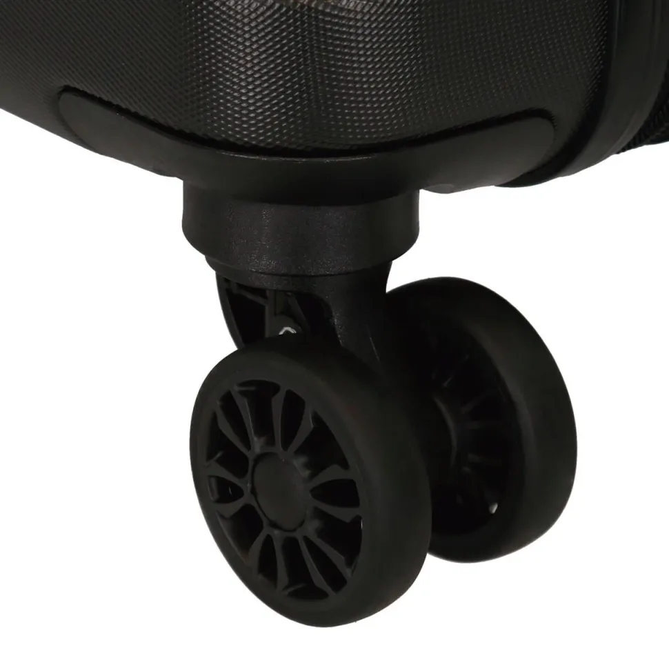 Trolley cabina espandibile Roll Road India Nero