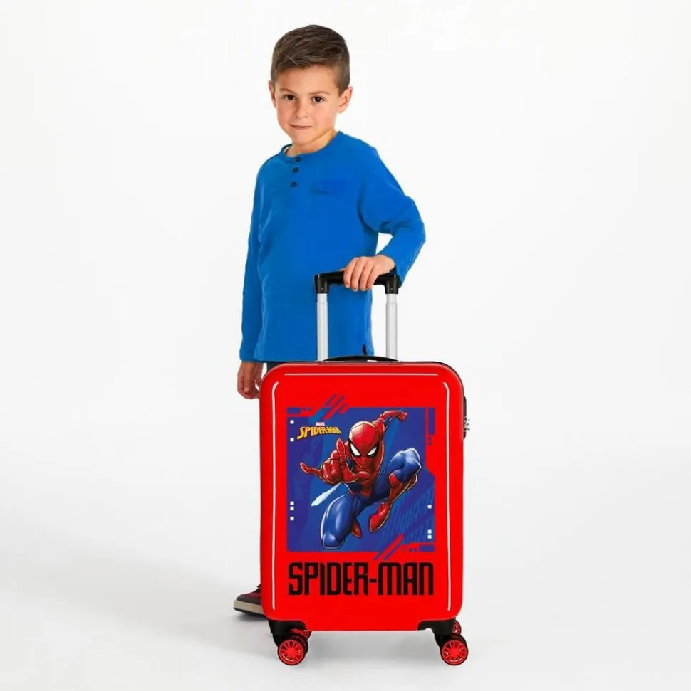 Trolley cabina Marvel Spiderman Street Rosso