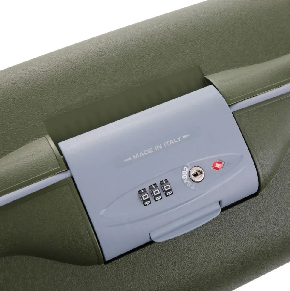 Trolley cabina Roncato Light 4 ruote Verde Militare