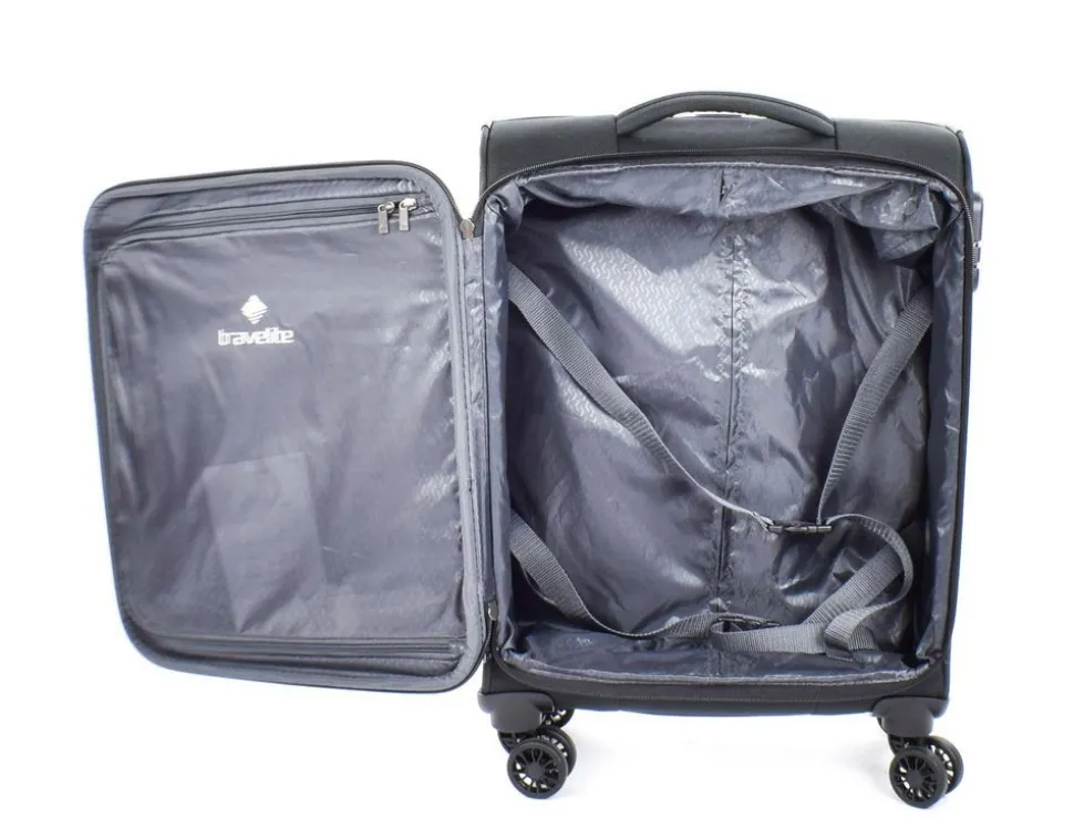 Trolley cabina Travelite Chios S Nero
