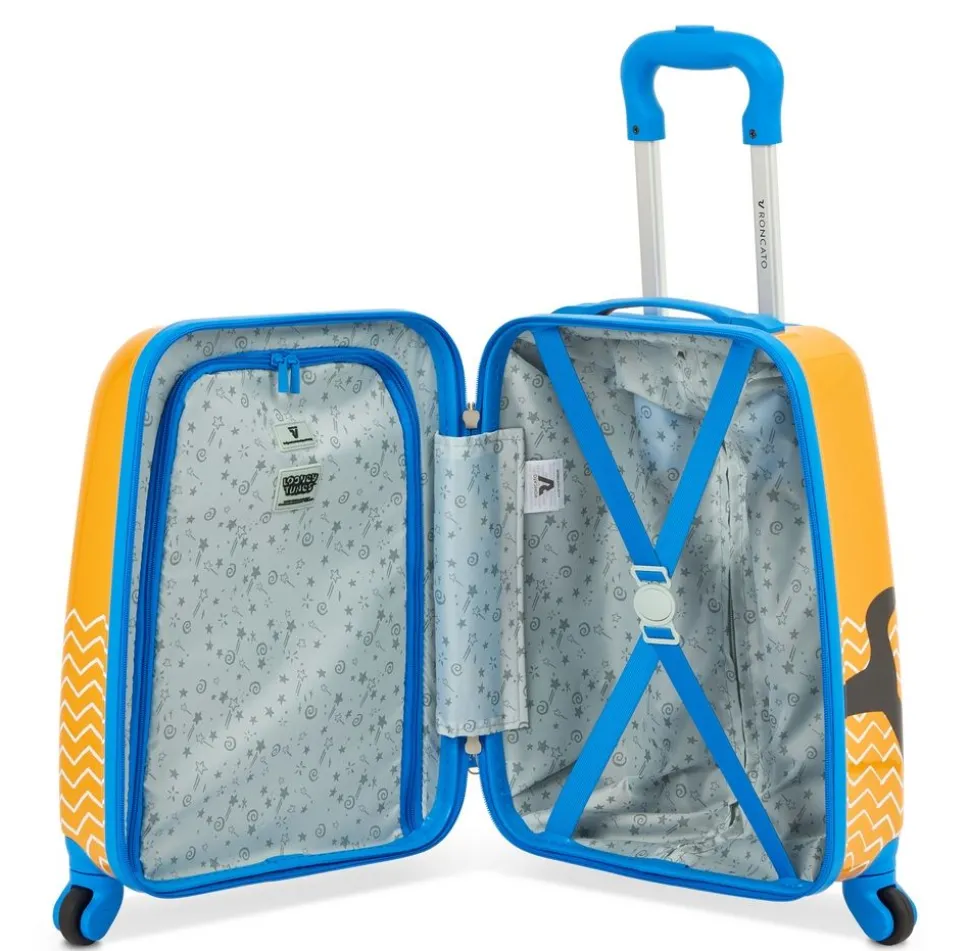 Trolley cabina XS Roncato Looney Tunes Duffy Duck Arancio