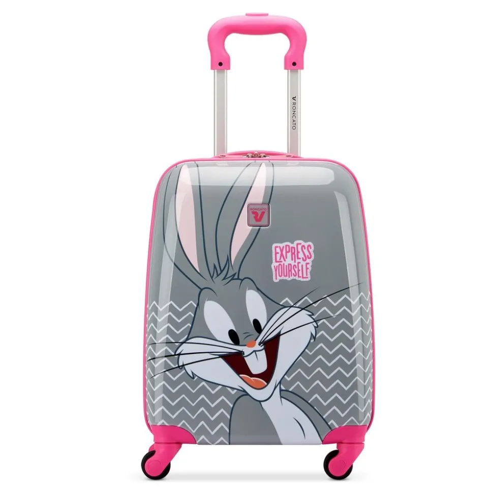 Trolley cabina XS Roncato Looney Tunes Bugs Bunny Grigio