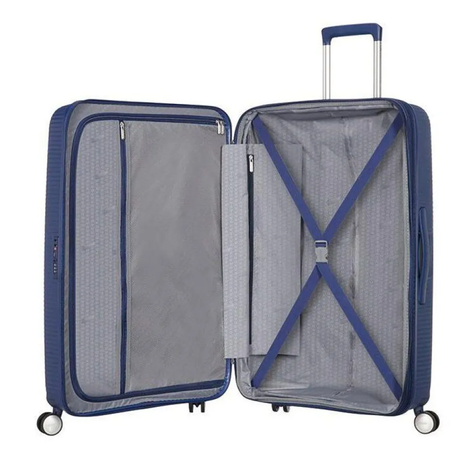 Trolley espandibile American Tourister Soundbox 77cm Midnight Navy