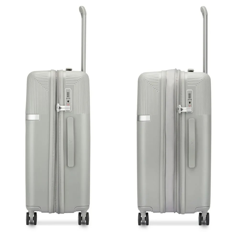 Trolley espandibile Roncato AirGlam medio 9752 Grigio Perla