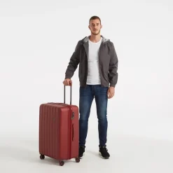 Trolley grande espandibile Movom Wood Rosso