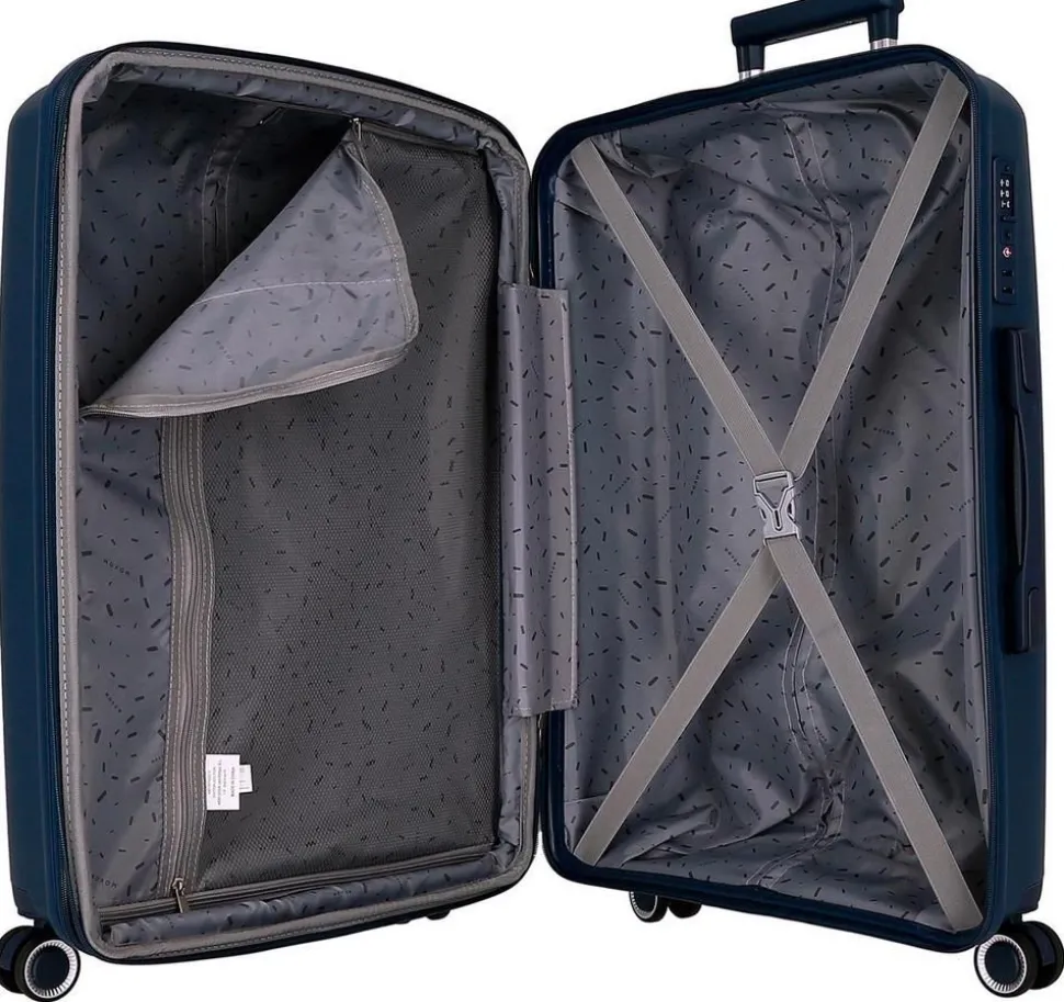 Trolley medio espandibile Movom Inari Blu