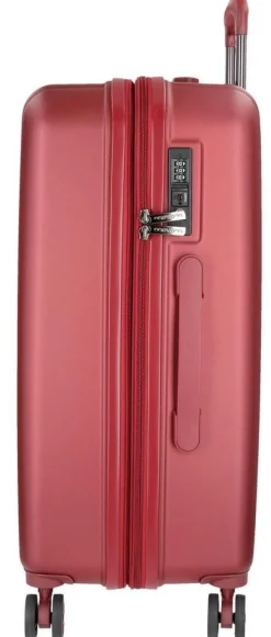 Trolley medio espandibile Movom Wood Rosso