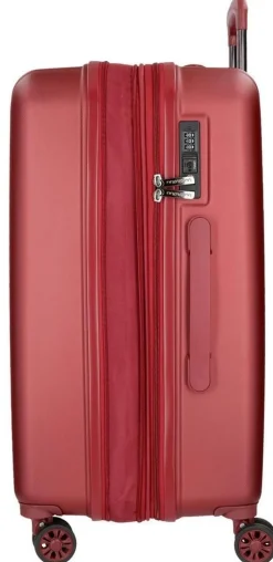 Trolley medio espandibile Movom Wood Rosso