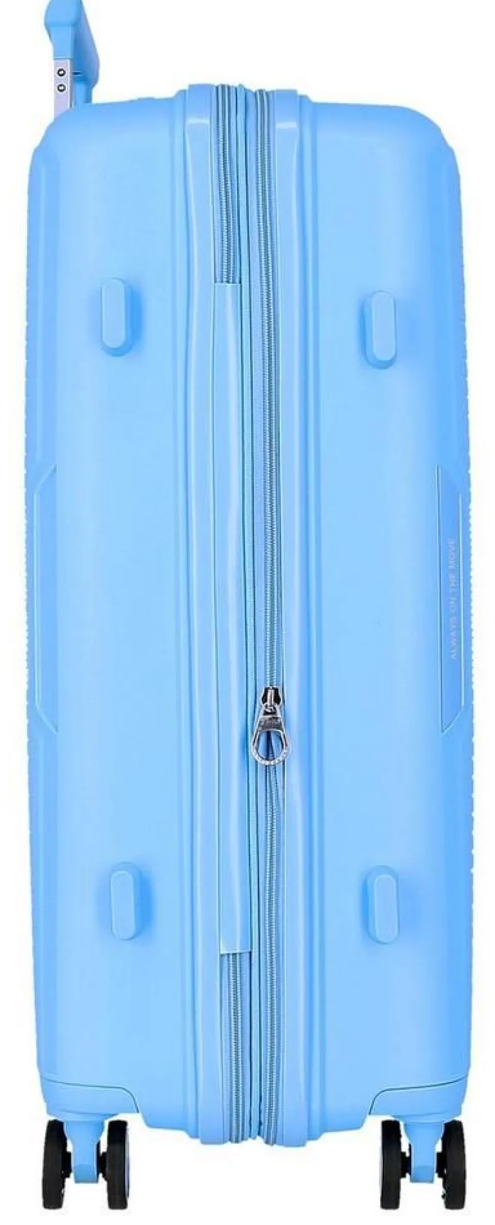 Trolley medio espandibile Movom Inari Azzurro