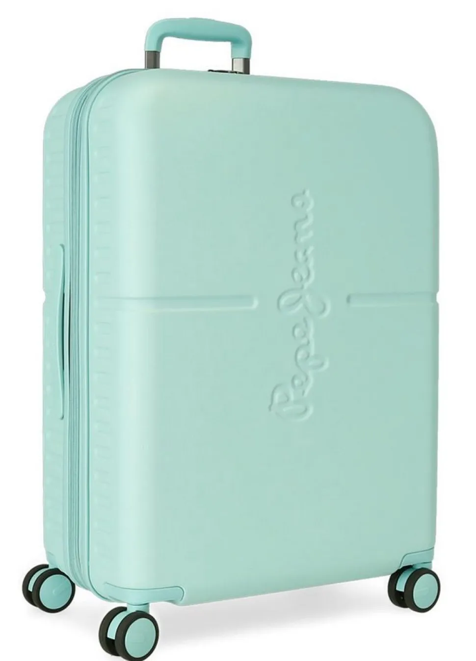 Trolley medio espandibile Pepe Jeans Highlight Turchese
