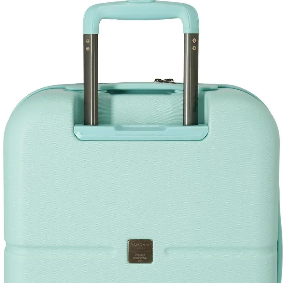 Trolley medio espandibile Pepe Jeans Highlight Turchese