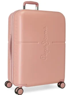 Trolley medio espandibile Pepe Jeans Highlight Rosa