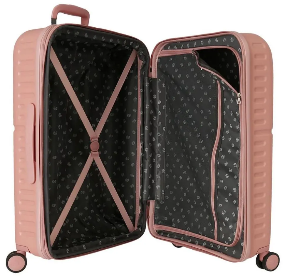 Trolley medio espandibile Pepe Jeans Highlight Rosa