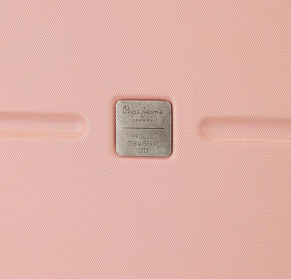 Trolley medio espandibile Pepe Jeans Highlight Rosa