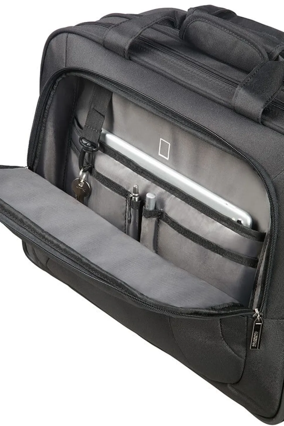 Trolley porta pc American Tourister AT Work Nero/Arancio