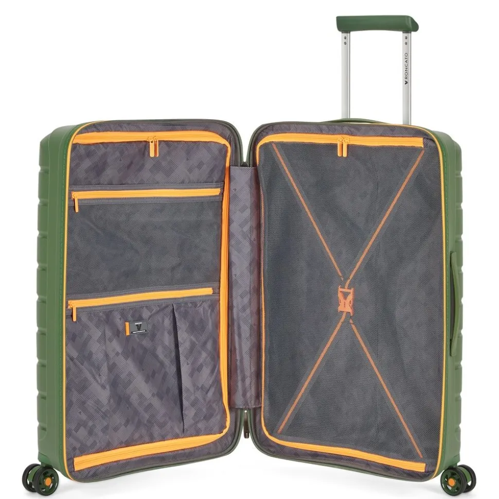 Trolley Roncato B-Flying Neon medio 7982 Verde Militare