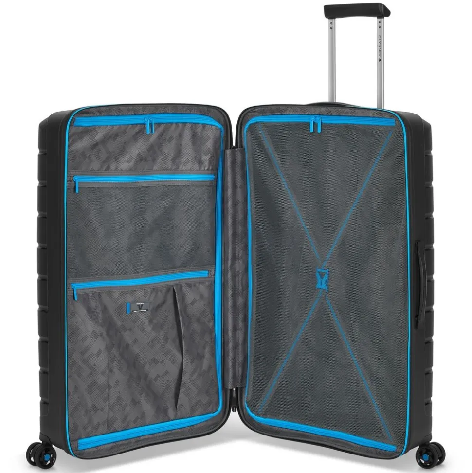 Trolley Roncato B-Flying Neon grande 7981 Nero