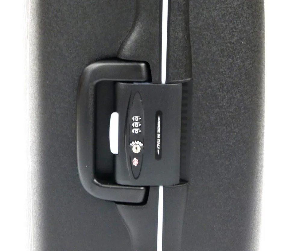 Trolley Roncato Light 4 ruote grande Nero