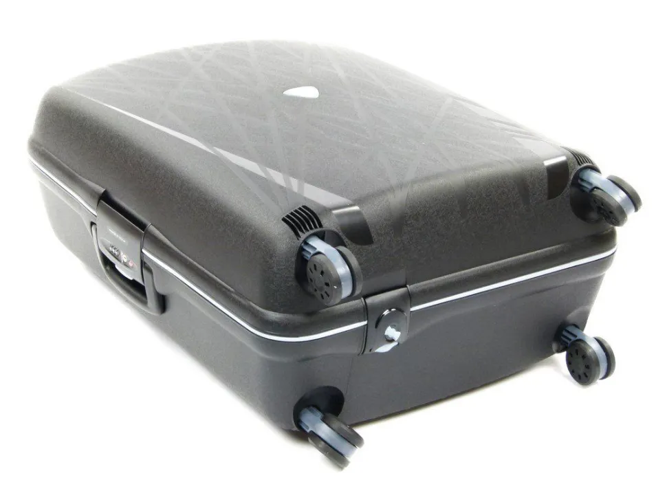 Trolley Roncato Light 4 ruote grande Nero