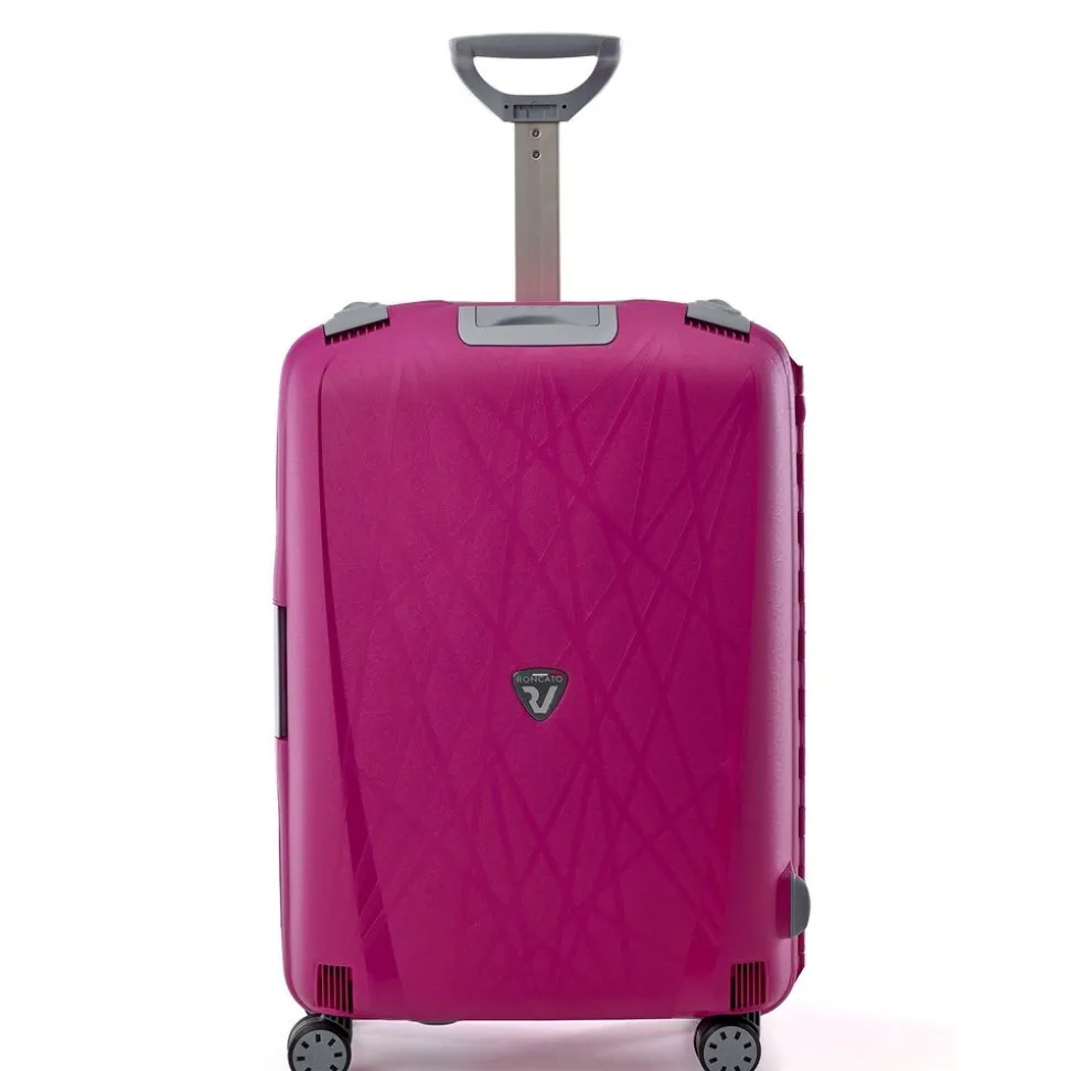 Trolley Roncato Light 4 ruote medio Magenta