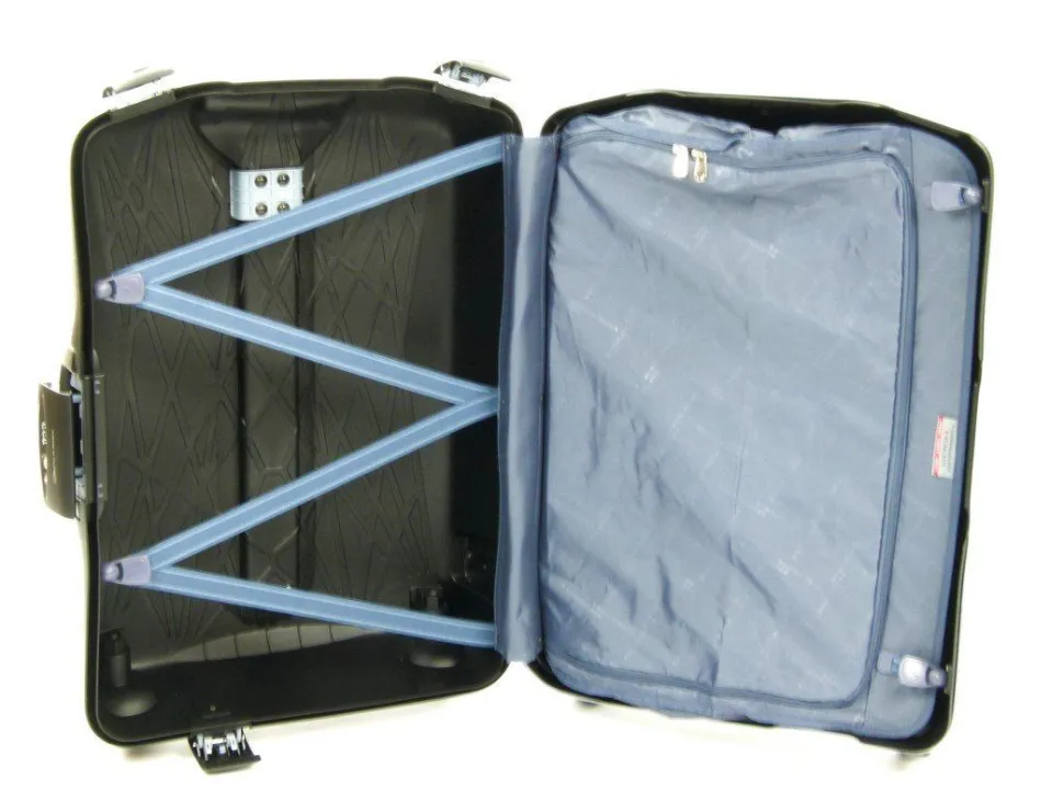 Trolley Roncato Light 4 ruote medio Nero