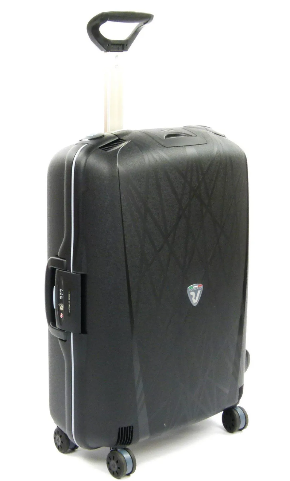Trolley Roncato Light 4 ruote medio Nero