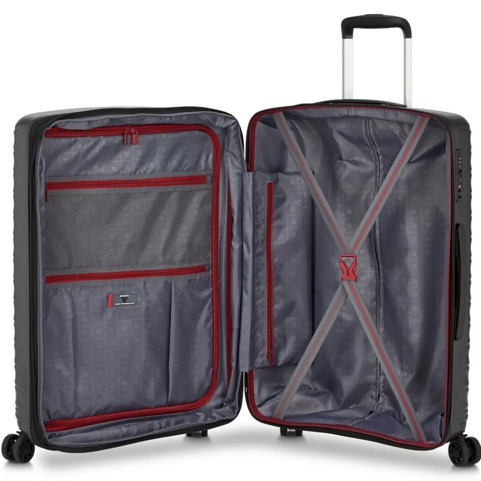 Trolley Roncato Wave medio espandibile 9722 Nero