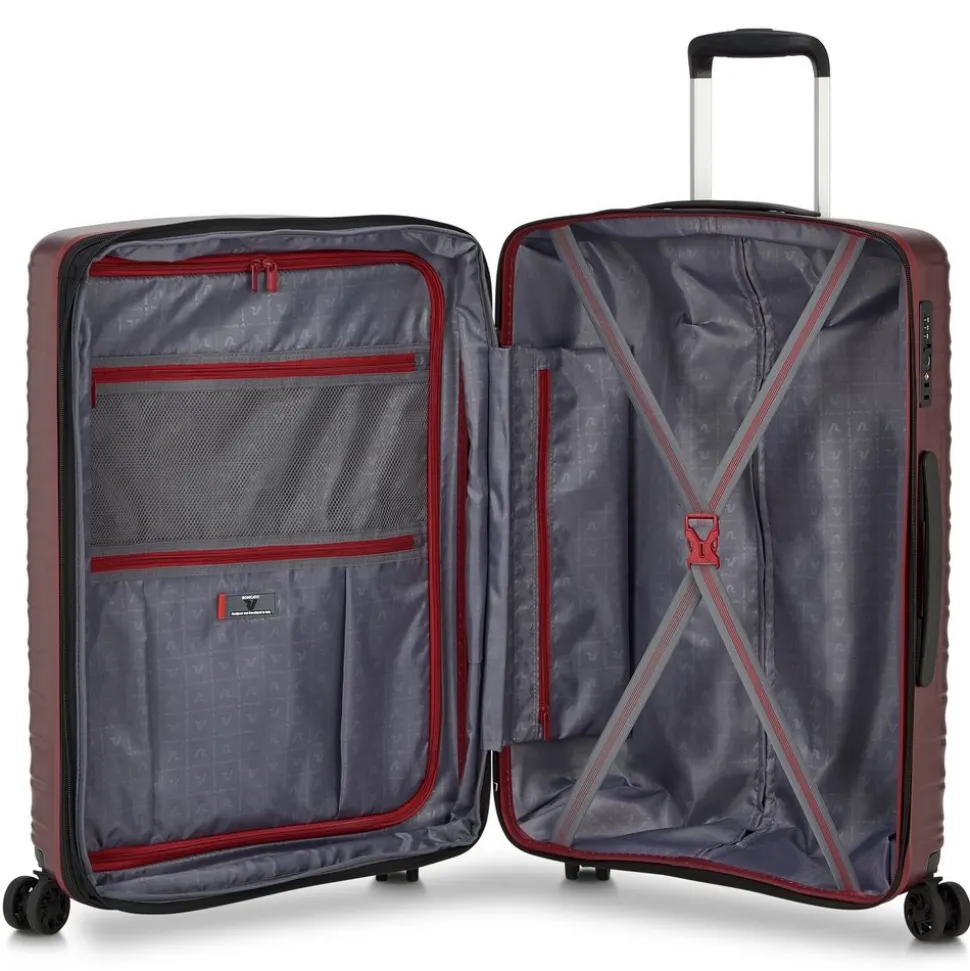 Trolley Roncato Wave medio espandibile 9722 Rosso Scuro