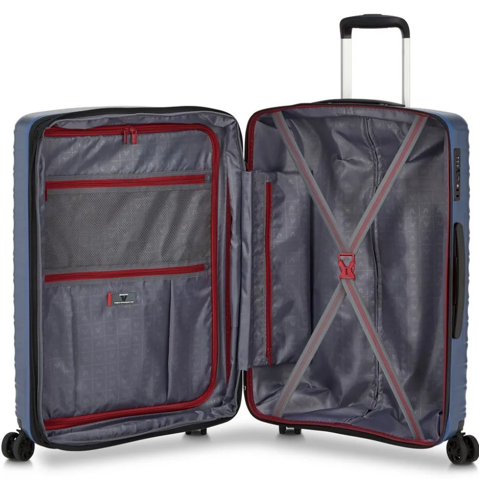 Trolley Roncato Wave medio espandibile 9722 Denim