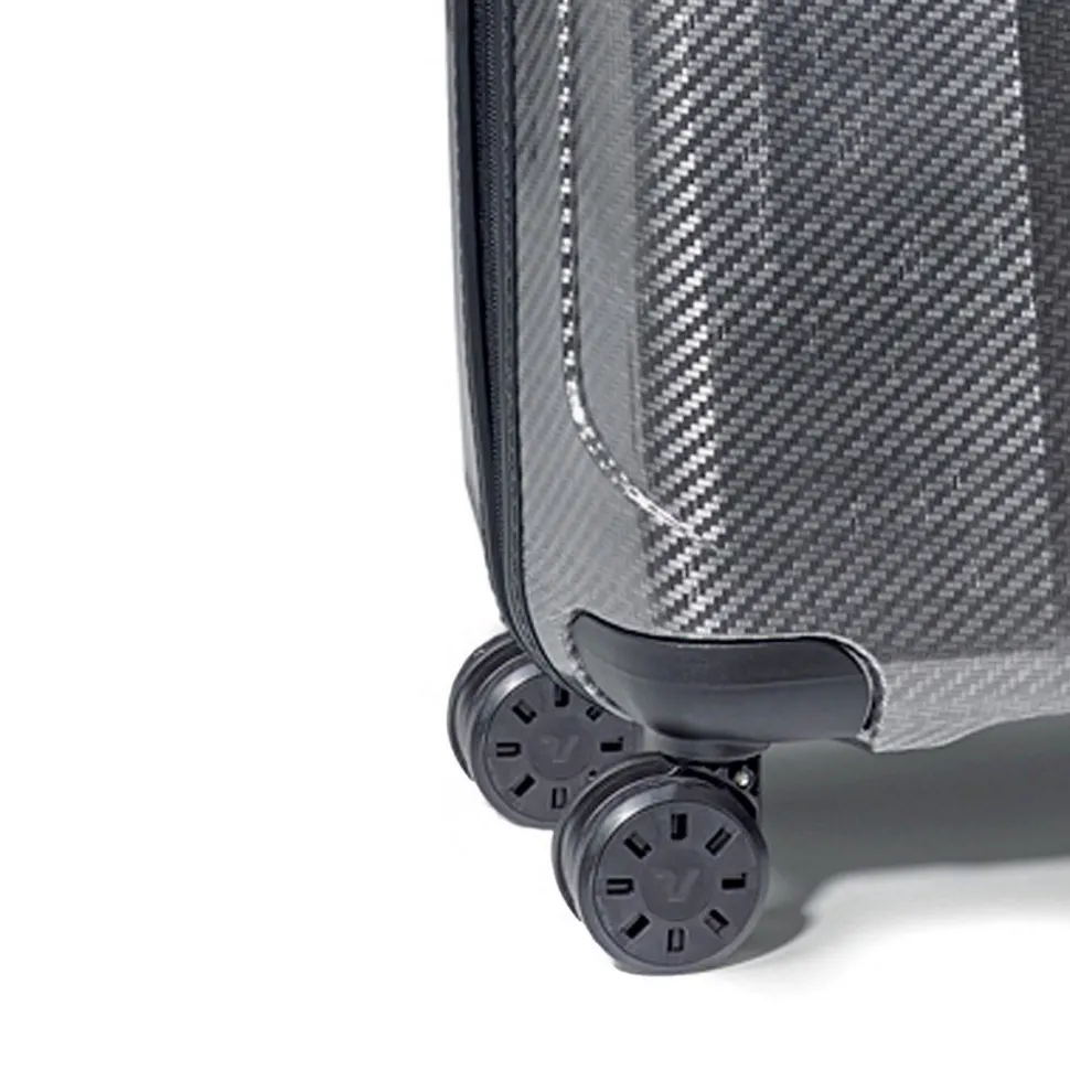 Trolley Roncato We Are Glam medio 5952 Nero/Platino