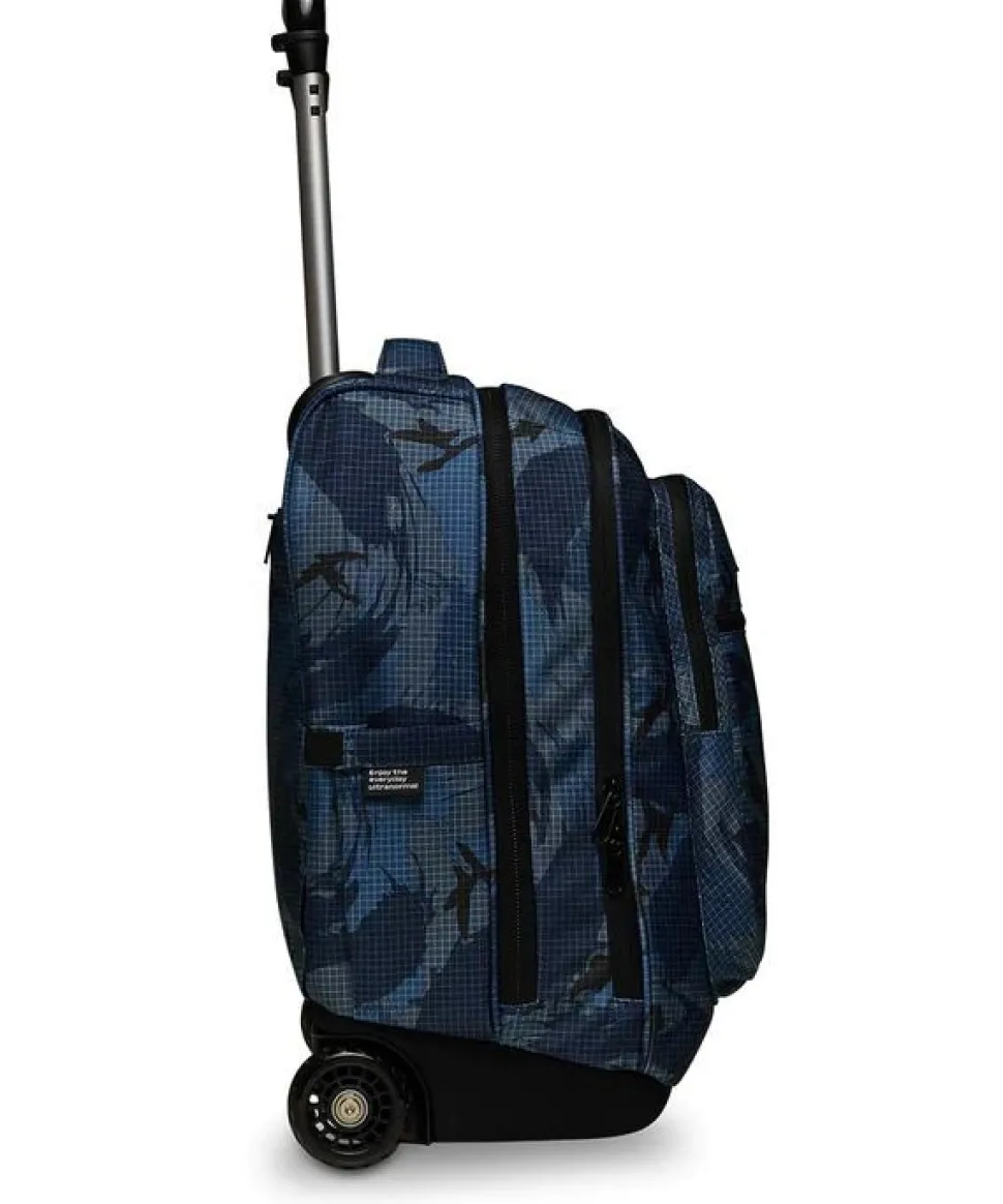 Trolley scuola Invicta New Bump Fantasy Military Camo Avio