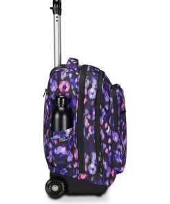 Trolley scuola Invicta New Bump Fantasy Nature Watercolor