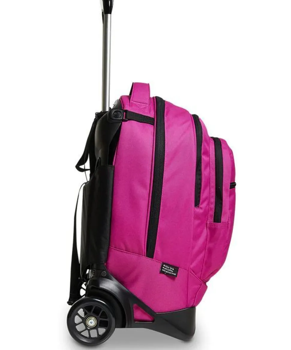 Trolley scuola Invicta New Plug Plain Festival Fuchsia