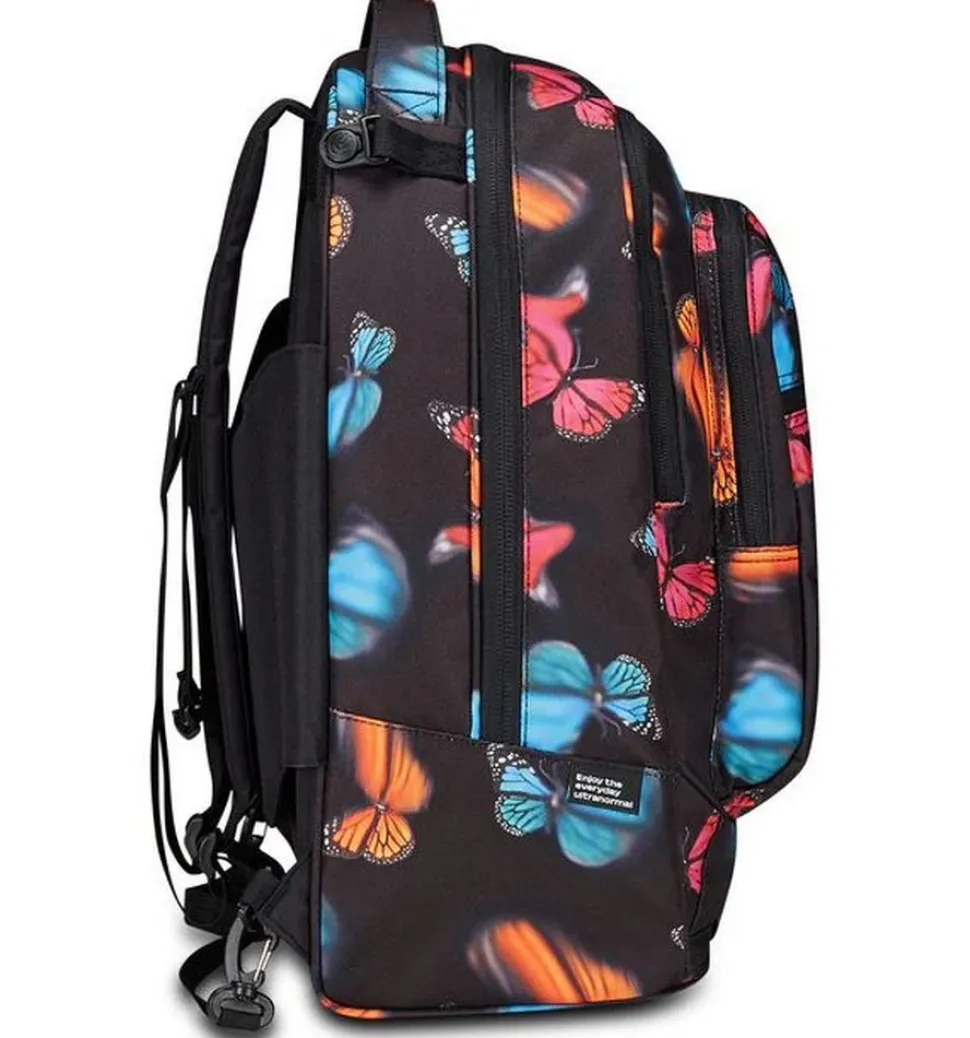 Trolley scuola Invicta New Plug Fantasy Blurry Butterfly