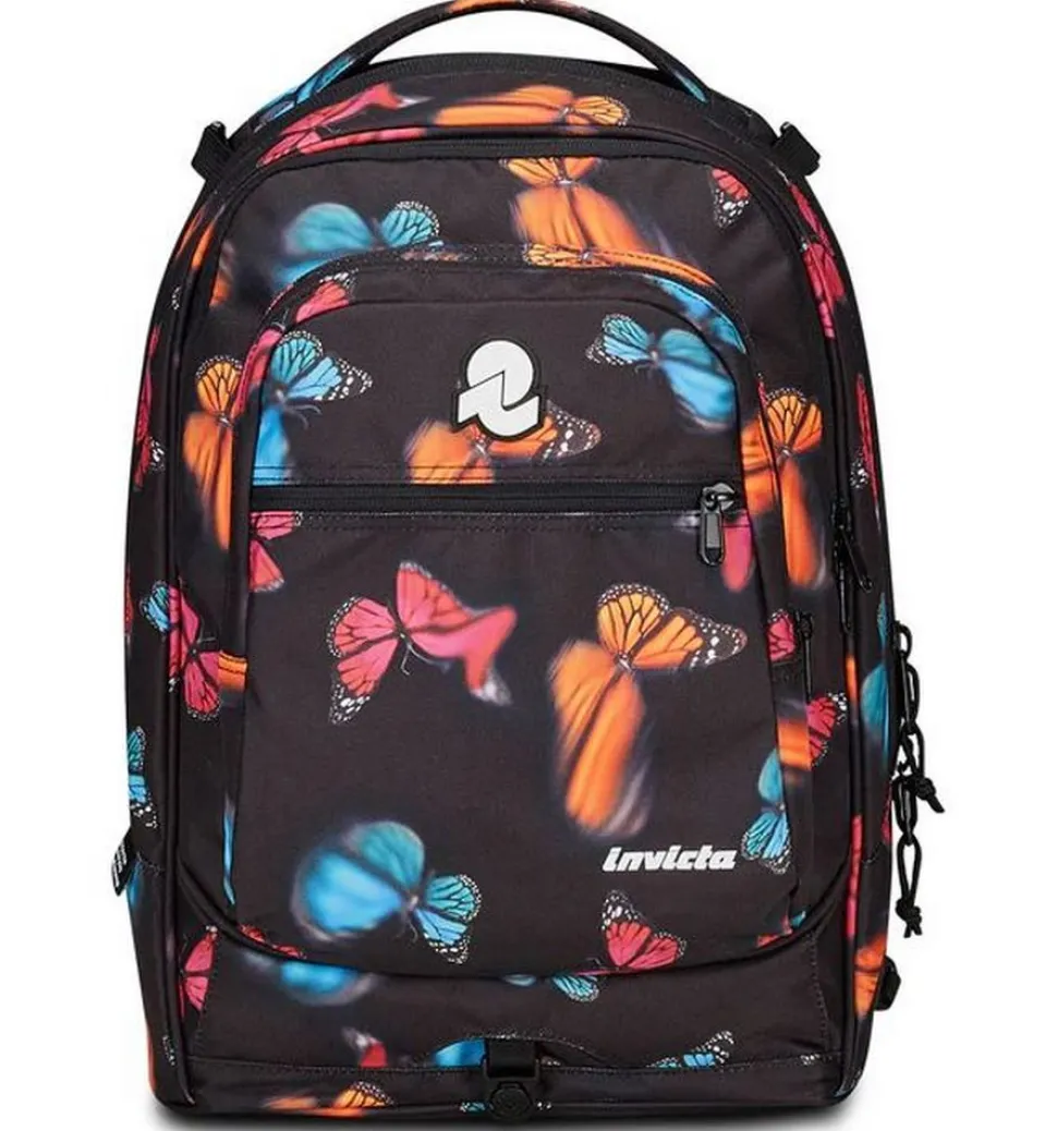 Trolley scuola Invicta New Plug Fantasy Blurry Butterfly